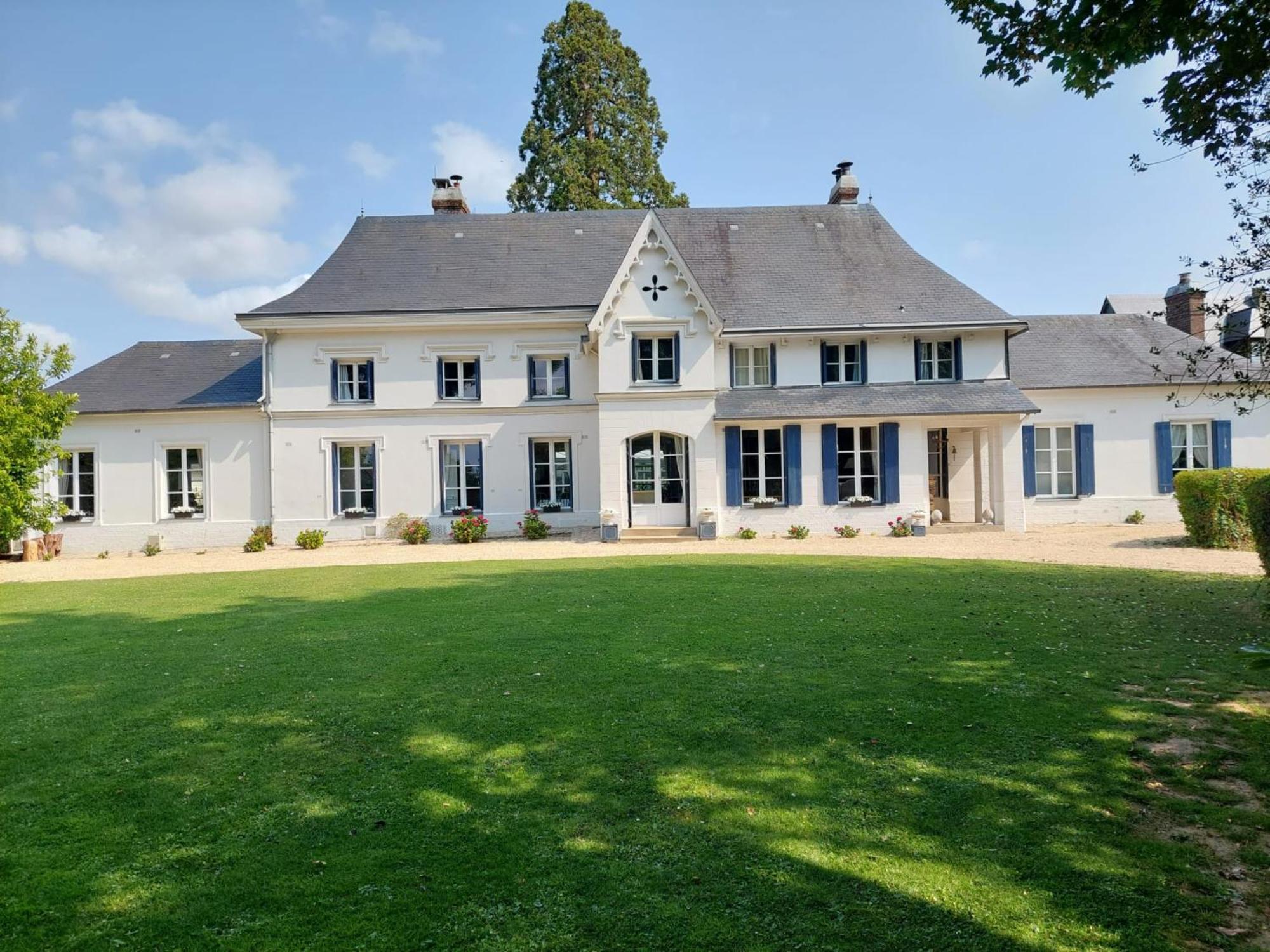 Manoir De L'As De Trefle Bed and Breakfast Isneauville Exteriör bild